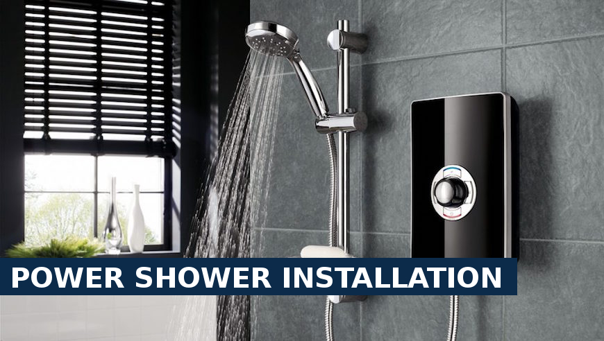 Power shower installation Wandsworth